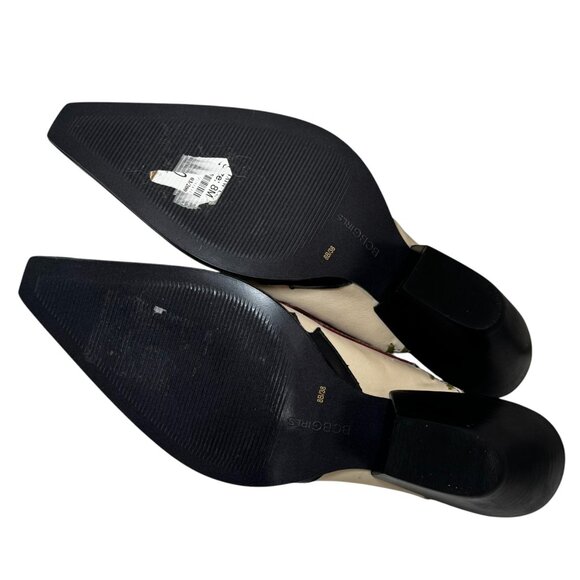 Vintage New BCBG Western Mules Bootie Tooled  Leather Inlay Women's 8 B - Picture 10 of 11